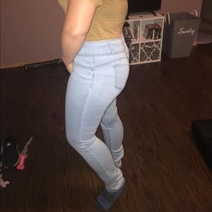 American Eagle size 12, plain jeans.